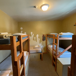 Dorm room at the Mountain Shadow Hostel